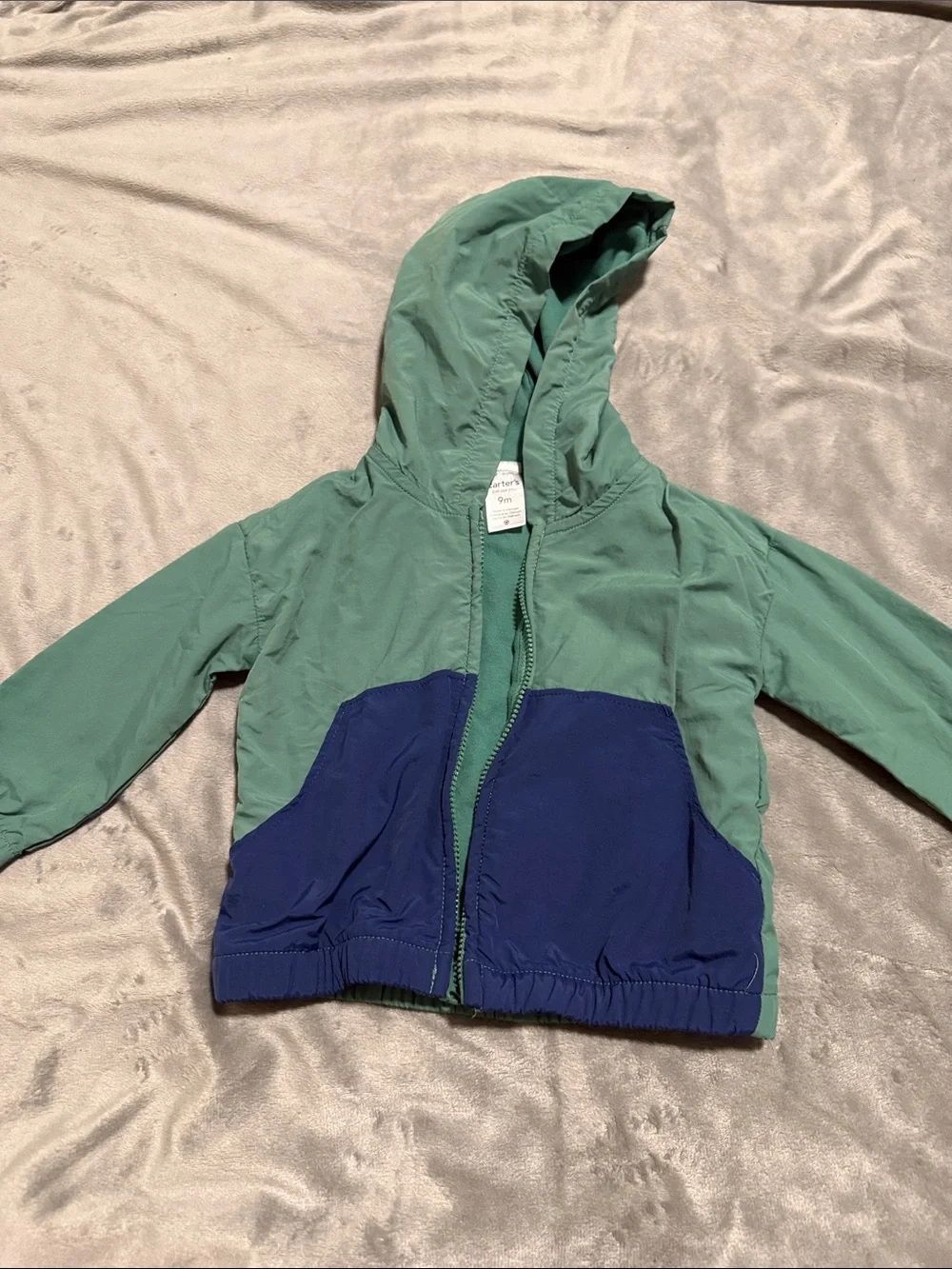 Carter's Baby Outfit Green & Navy